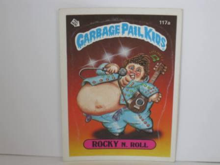 117a ROCKY N. Roll 1986 Topps Garbage Pail Kids Card